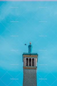 تصویر با کیفیت گلدسته مستطیلی